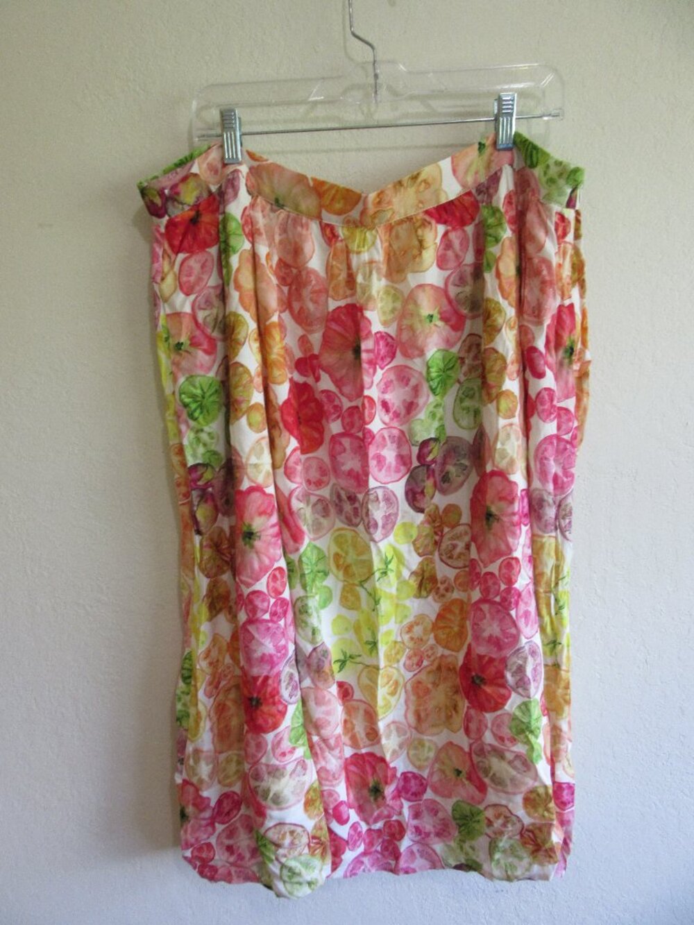 ModCloth Colorful 2X Pomegranate Pattern Spring & Summer Full Skirt